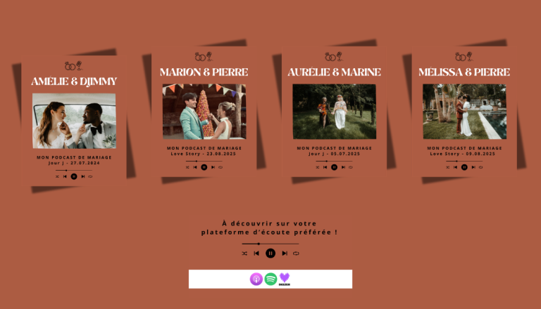 Mon podcast de mariage Ivent plateforme decoute 768x440